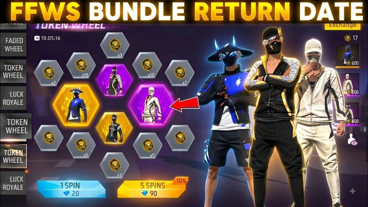 FFWS Bundle Return Date 2026 💥🥳 | FFWS Bundle Return Confirm Date | FFWS Bundle Return 