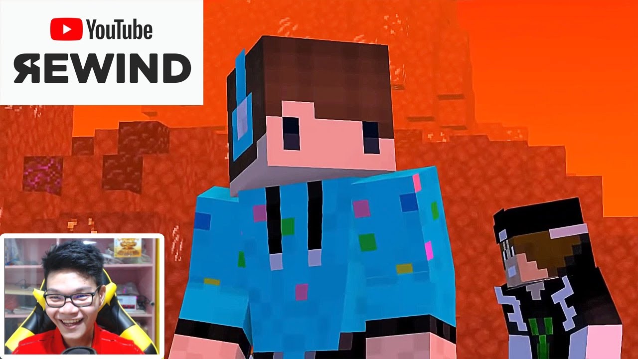 REACTION ANIMASI MINECRAFT YOUTUBE REWIND 2020