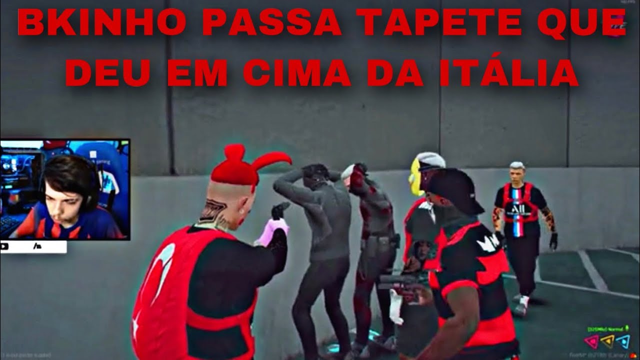 BKINHO PASSA TAPETE QUE DEU EM CIMA DA ITÁLIA