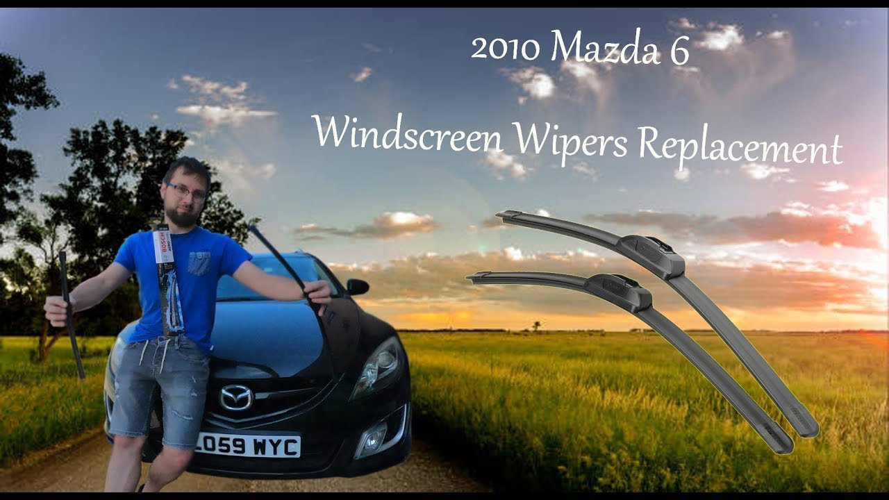 How To Change Windscreen wipers on 2010 Mazda 6 (GH)
