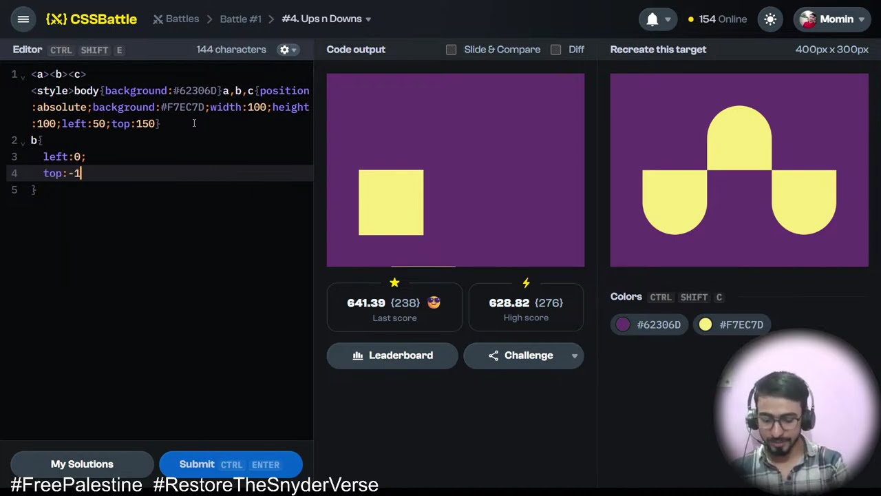 CSS Battle #4 - Live Coding Challenge