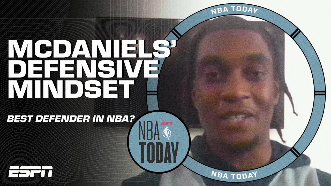 Jaden McDaniels: I think I'm the best defender in the NBA besides Rudy Gobert | NBA Today