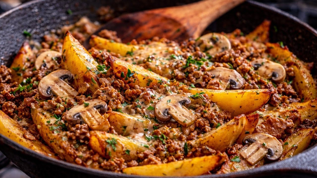 😋🔥Dinner in 10 minutes! This Iranian Potato Stir Fry Makes Everyone Obsessed! Easy One-Pan Dinner!