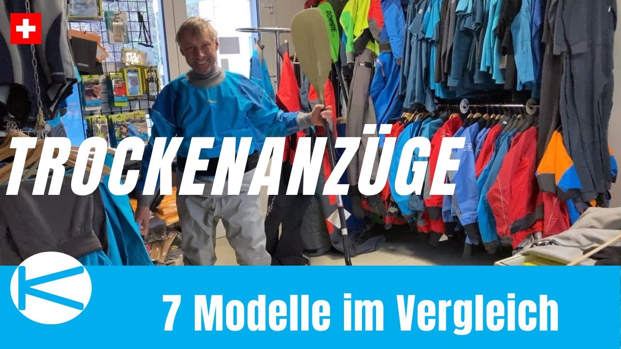 7 Trockenanzüge im Vergleich: die Unterschiede und Details
