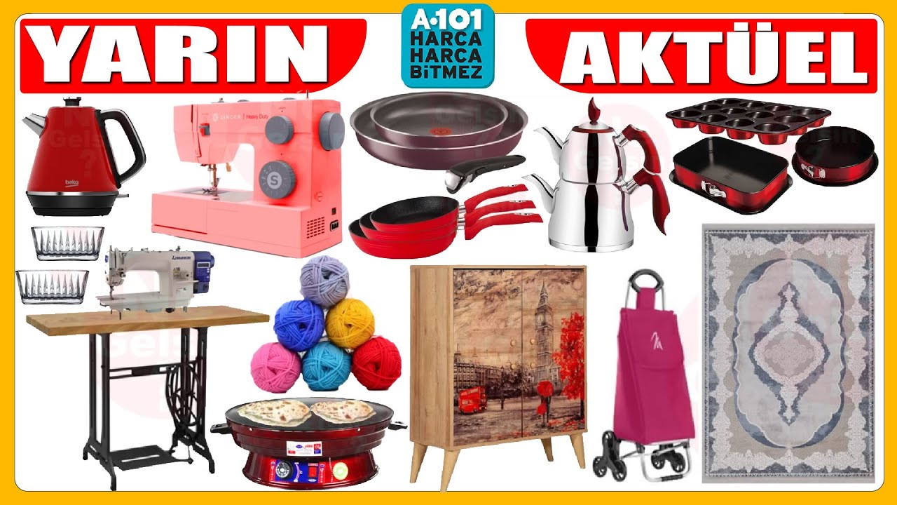 A101 MAKİNELİ MASA | A101 BU HAFTA ELEKTRİKLİ K&Uuml;&Ccedil;&Uuml;K EV ALETLERİ | A101 AKT&Uuml;EL |A101