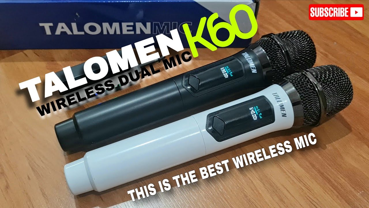 Talomen K60 Dual wireless microphone - the best budget wireless mic?