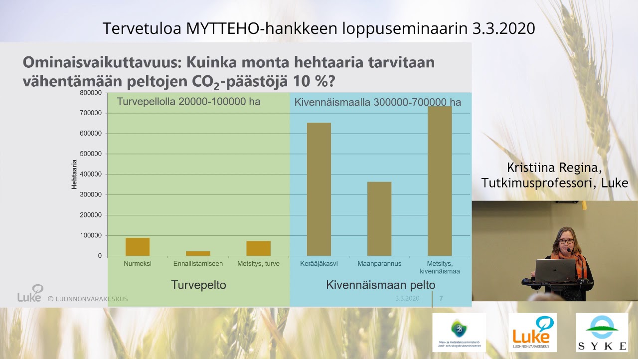 Ilmastonsuojelu - Kristiina Regina, tutkimusprofessori, Luke