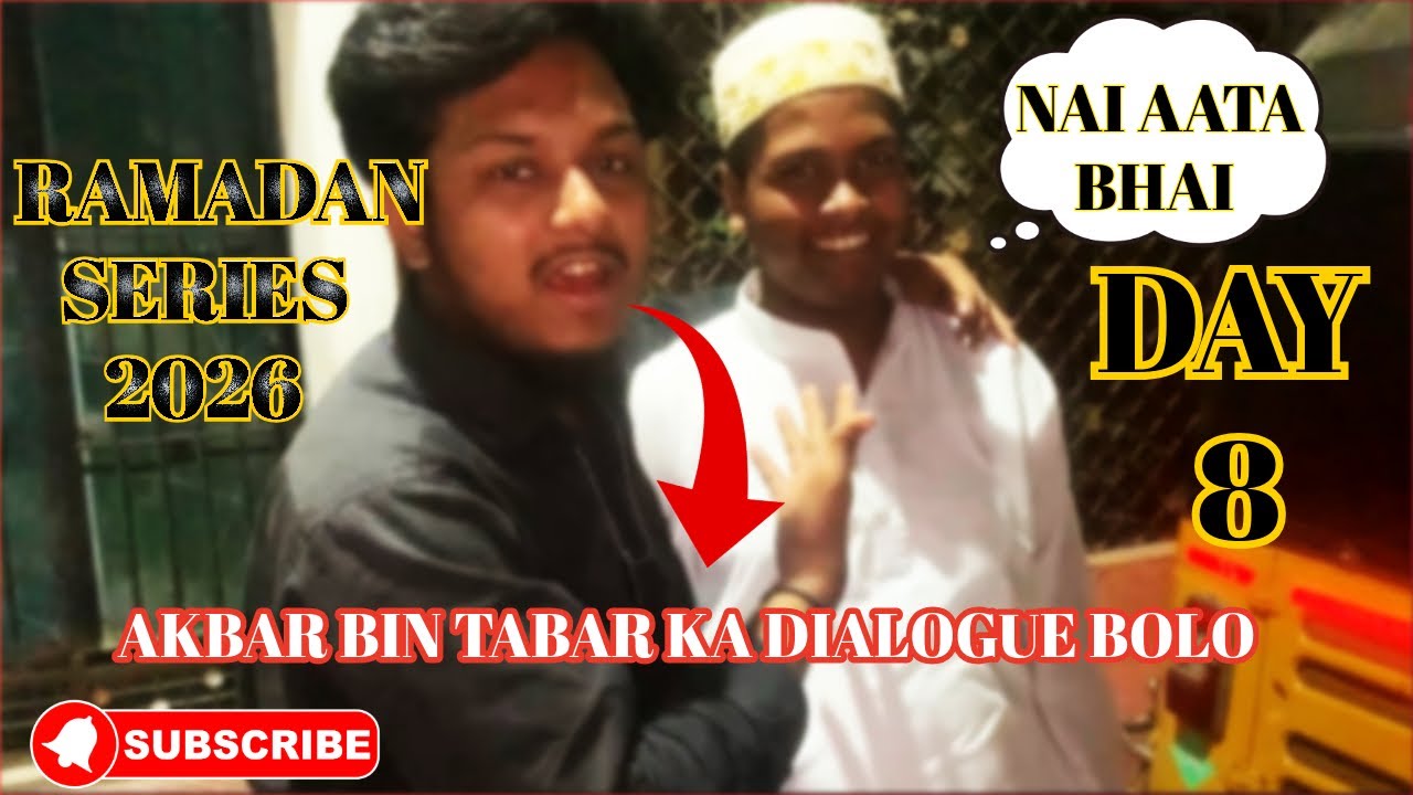 Ramadan Vlog – Day 8 | Ramadan Series 2026 | Akbar Bin Tabar Ka Dialogue Bolo | Full Londpana🤣
