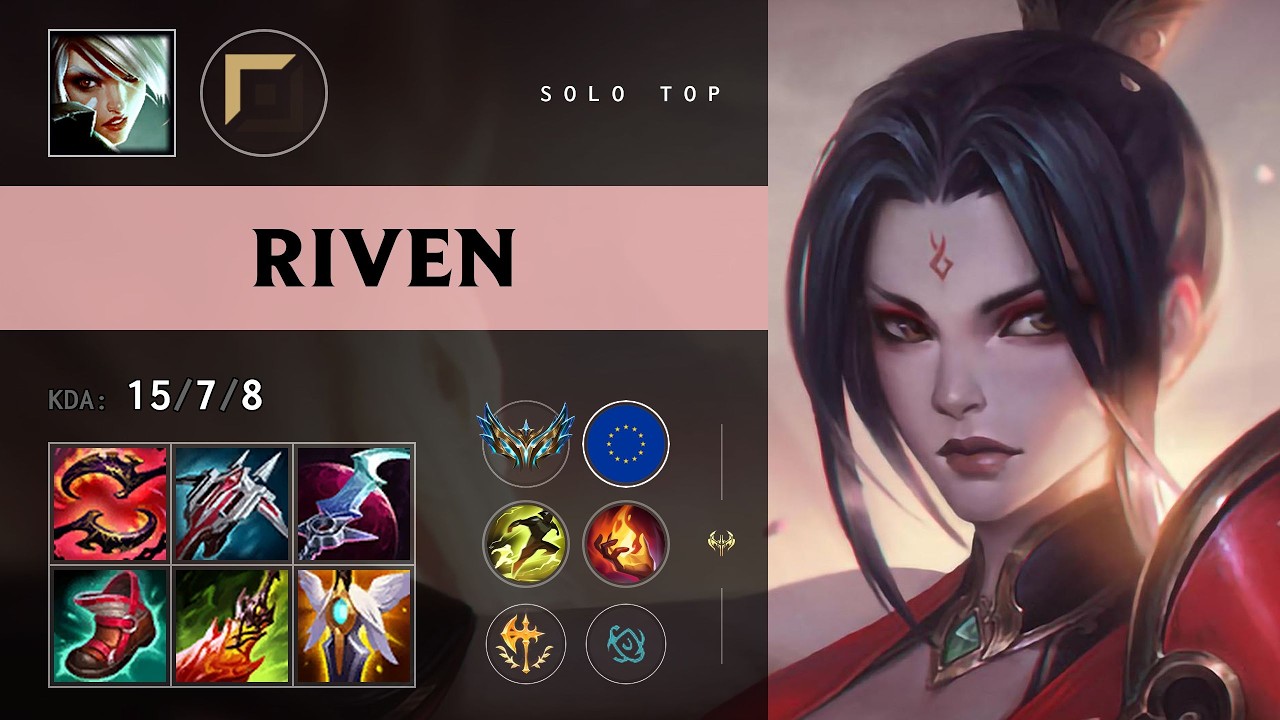 Riven Top vs Malphite - EUW Challenger Patch 26.13