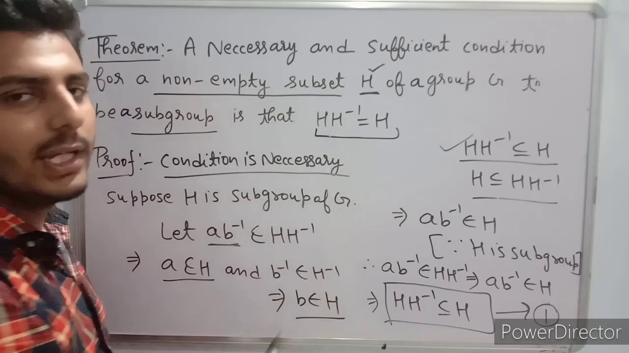 H is subgroup iff HH inverse =H