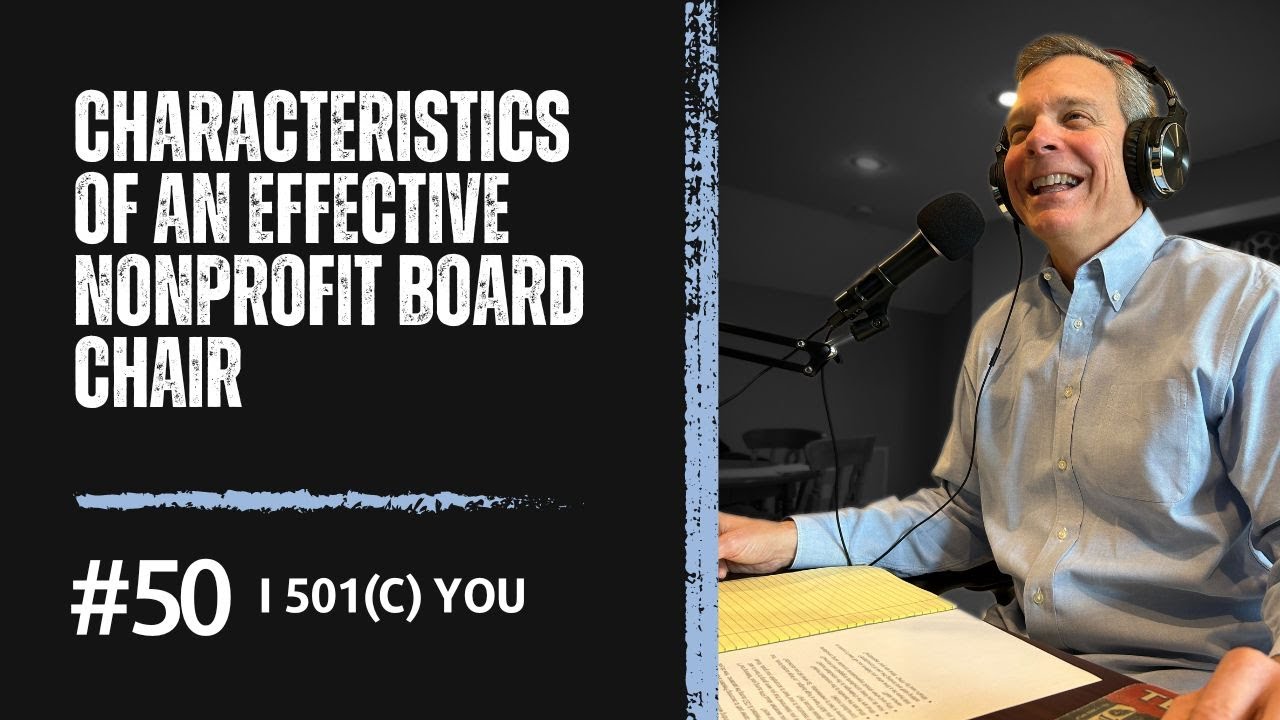 Characteristics of an Effective Nonprofit Board Chair