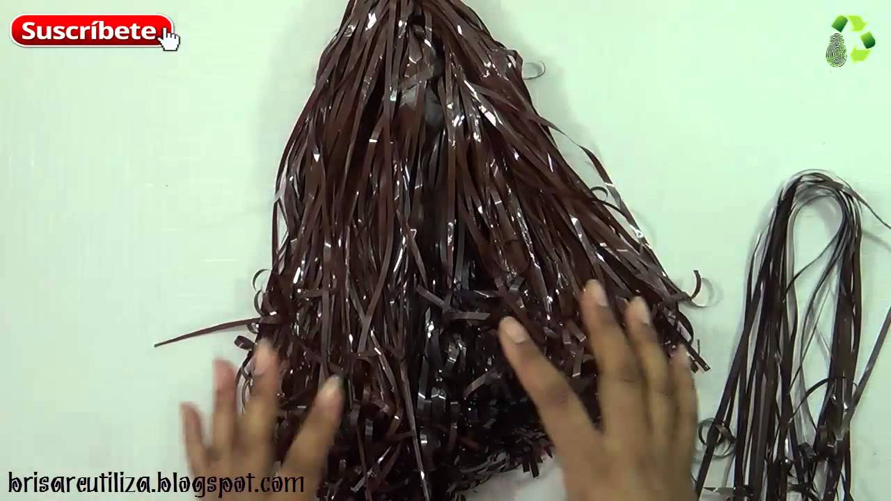 DIY Peluca casera para Disfraz (Reciclaje) Ecobrisa.