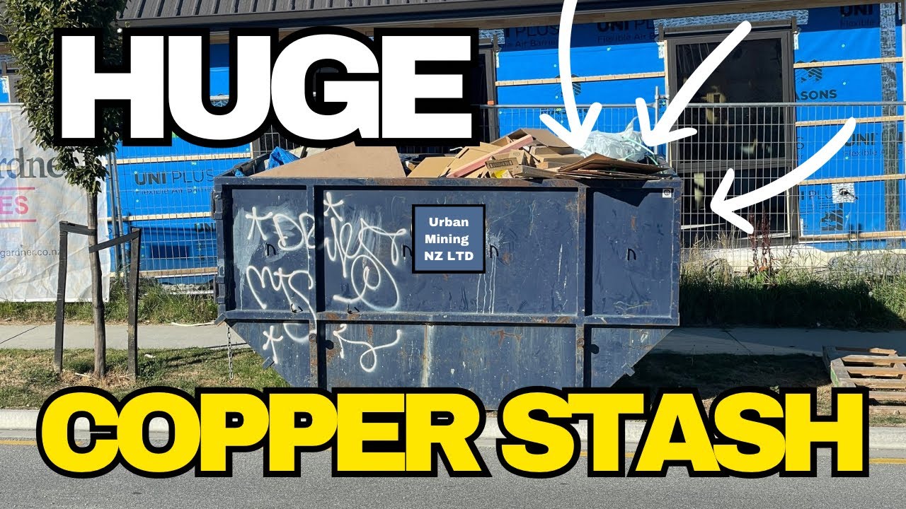 Dumpster Diving Huge COPPER HAUL and Free Wine!