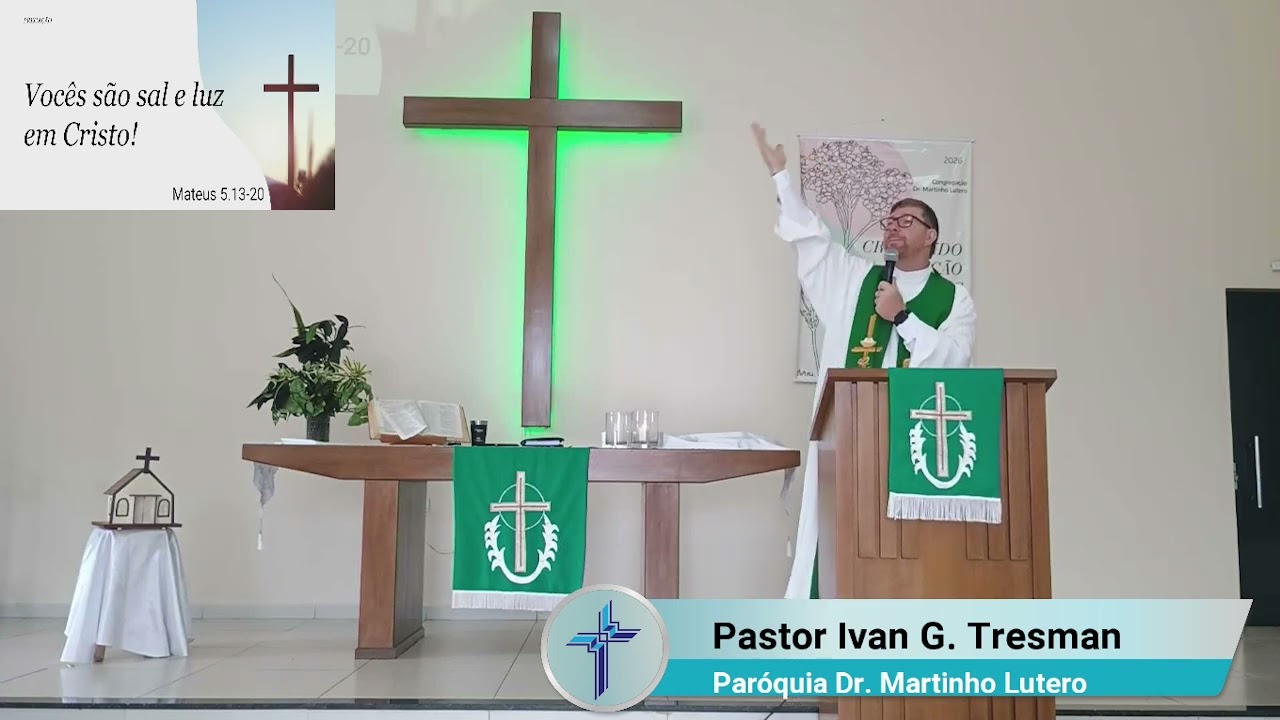 Vocês são sal  e luz em Cristo!