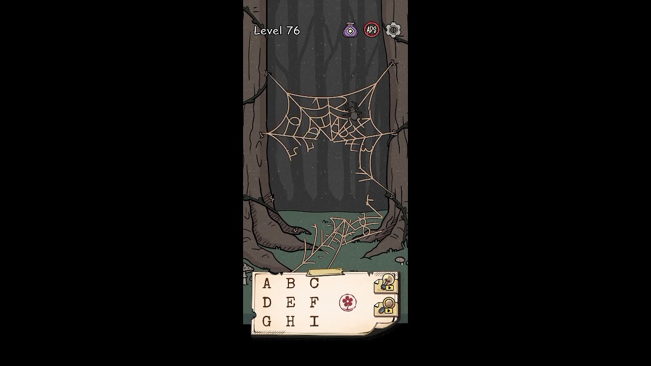 Flower Forest - Word Puzzle Level 76 Walkthrough Solution 