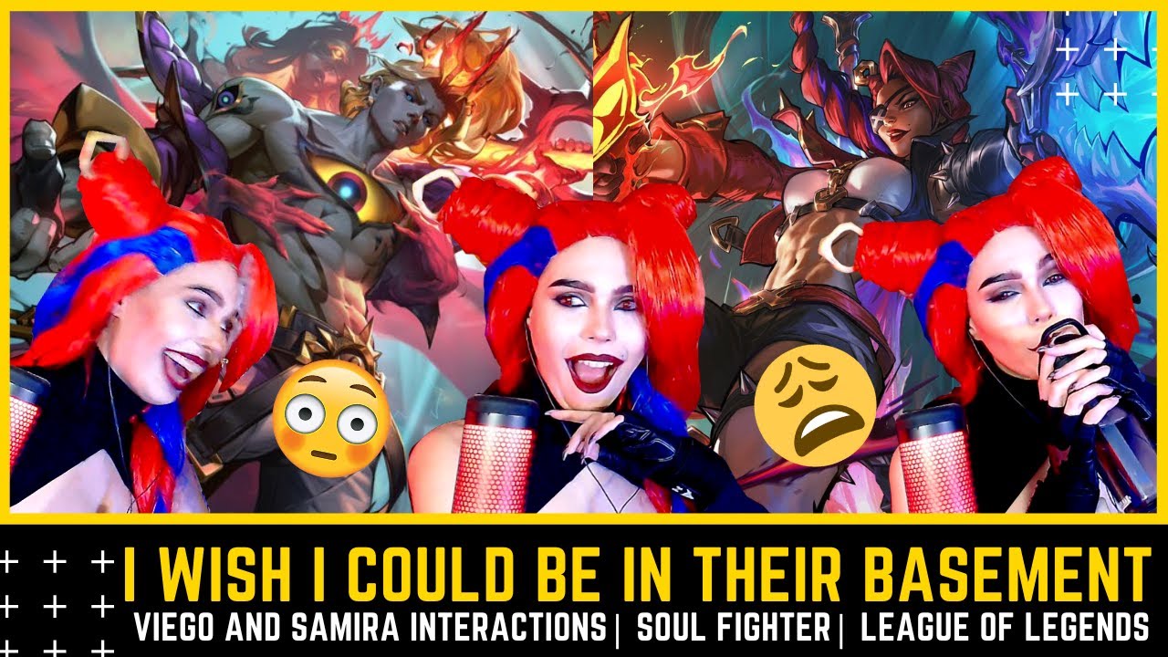 Dinka Kay REACTS: Soul Fighter Viego and Samira - Voice Lines | League of Legends