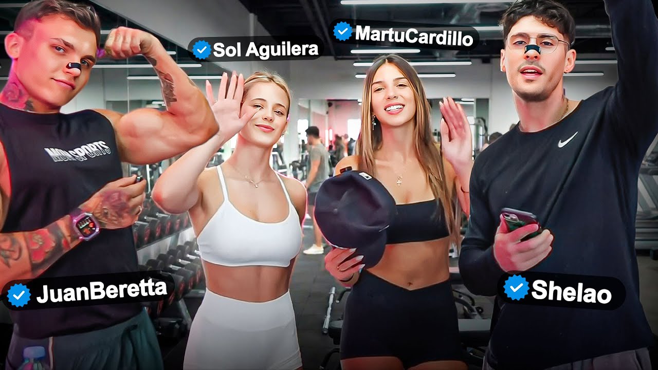 Entrenamos con SHELAO, MARTU CARDILLO Y JUAN BERETTA (ENTRENADOR DE CULTURISTAS)