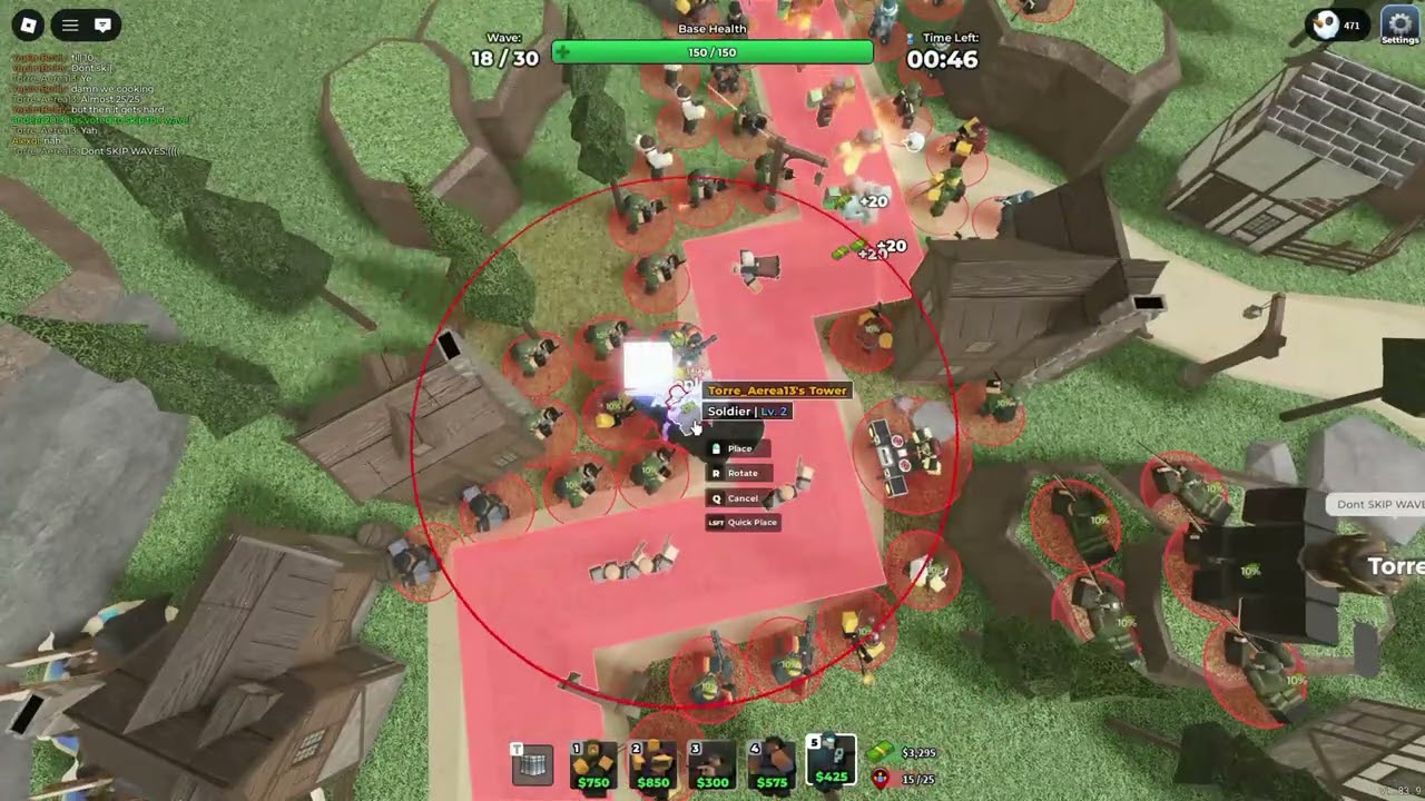 Playing tds with my friend torre