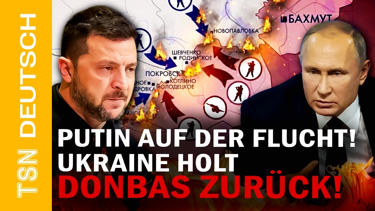 JETZT! UKRAINE STARTET EINE BLITZ-GEGENOFFENSIVE! RUSSISCHE TRUPPEN FLIEHEN IN PANIK AUS DEM DONBAS!
