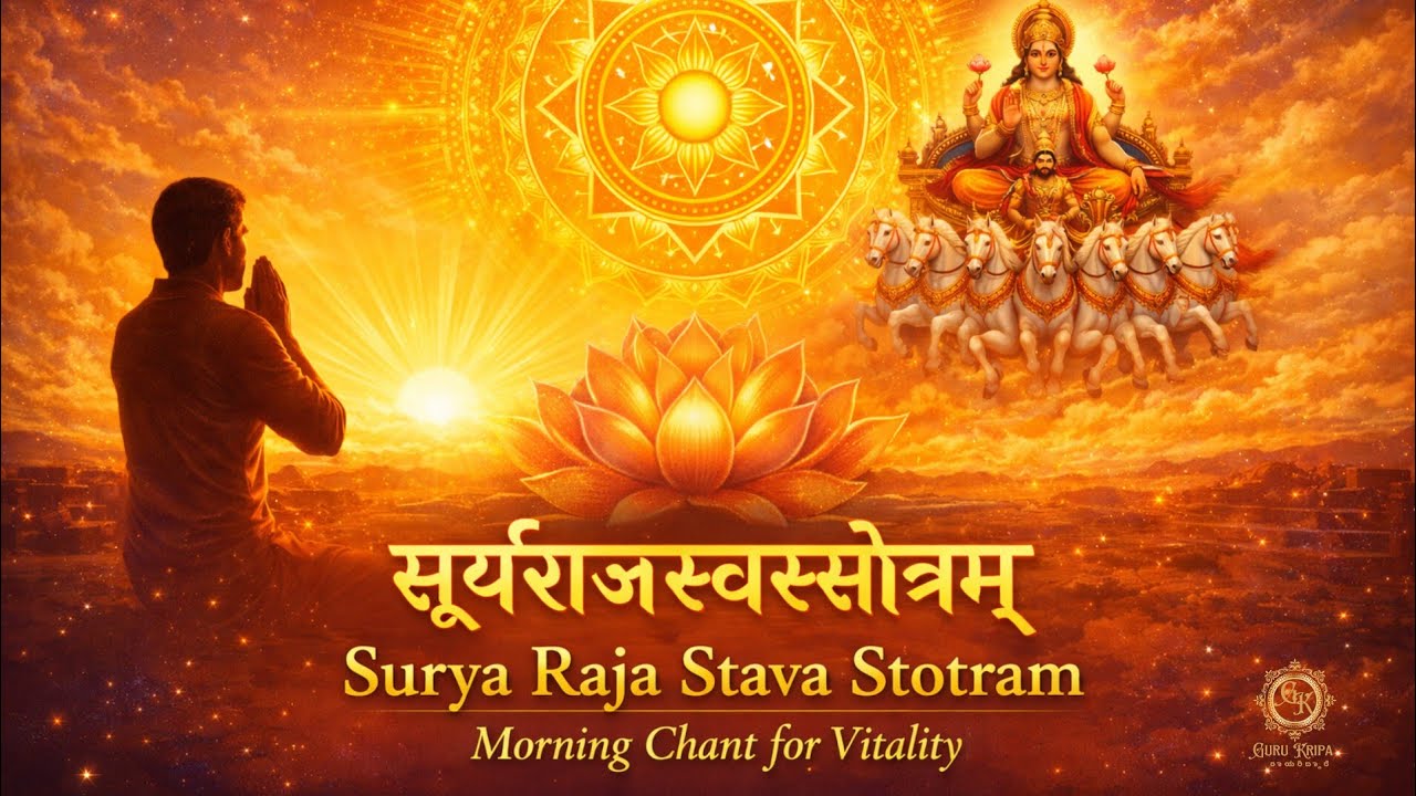 Surya Raja Stava Stotram | Energy, Health & Prosperity Mantra  |Anu Pavankumar 