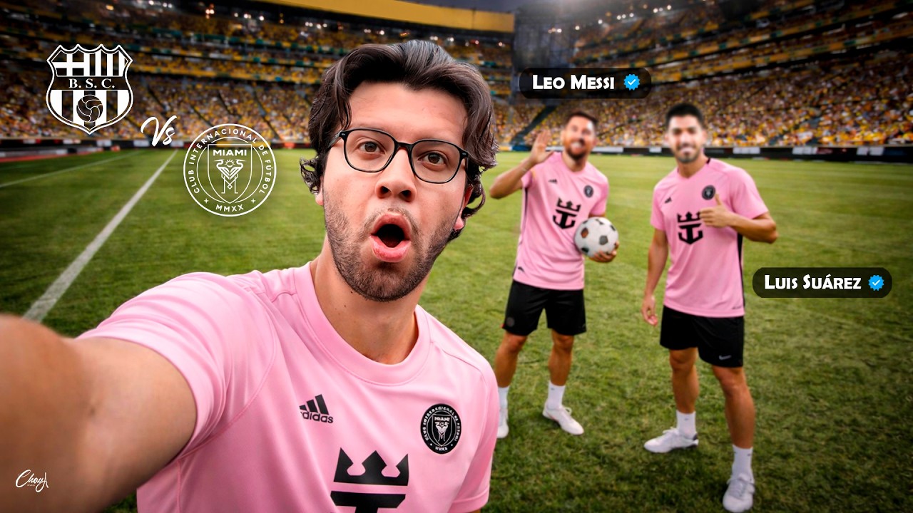 Conocí a MESSI en el PARTIDO DE LA HISTORIA👀⚽ | Berchoman
