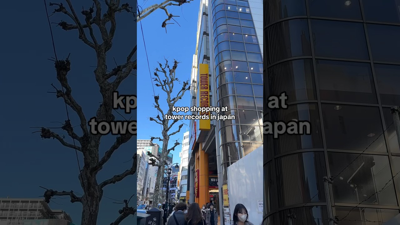giant kpop store in japan!
