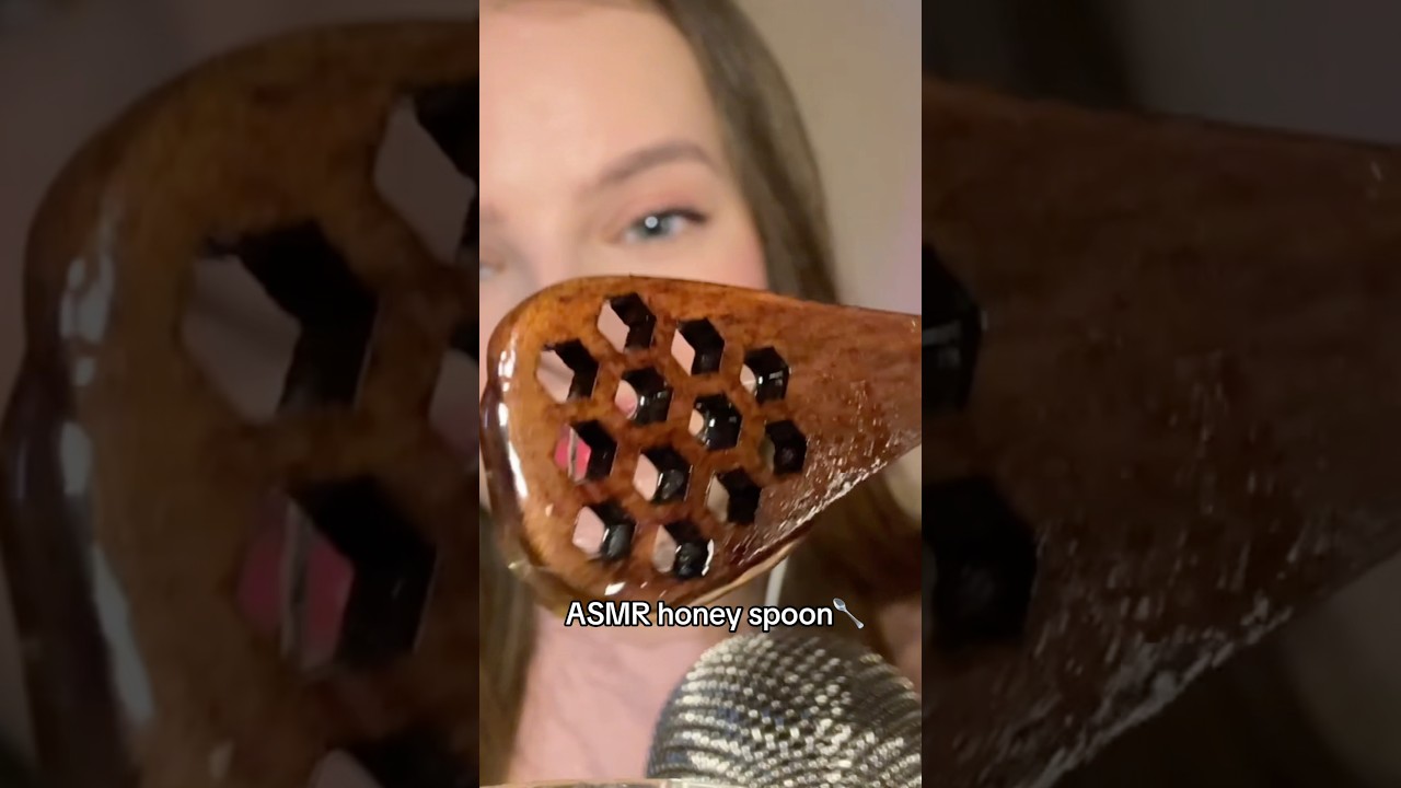 ASMR honey spoon🥄