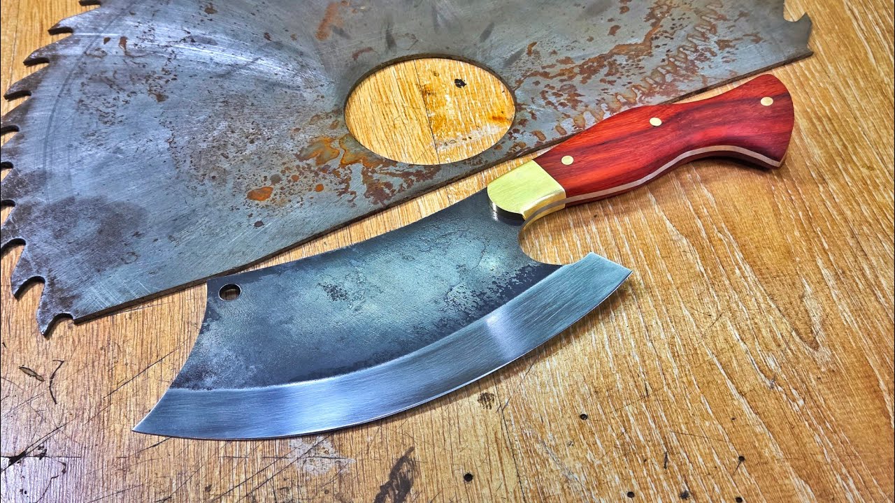 Making a Cleaver From an old Saw blade