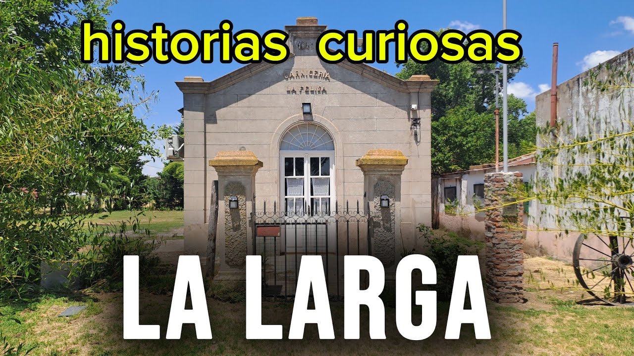 LA LARGA.  El almacen que se volvió capilla y la carnicería que parece una iglesia. 