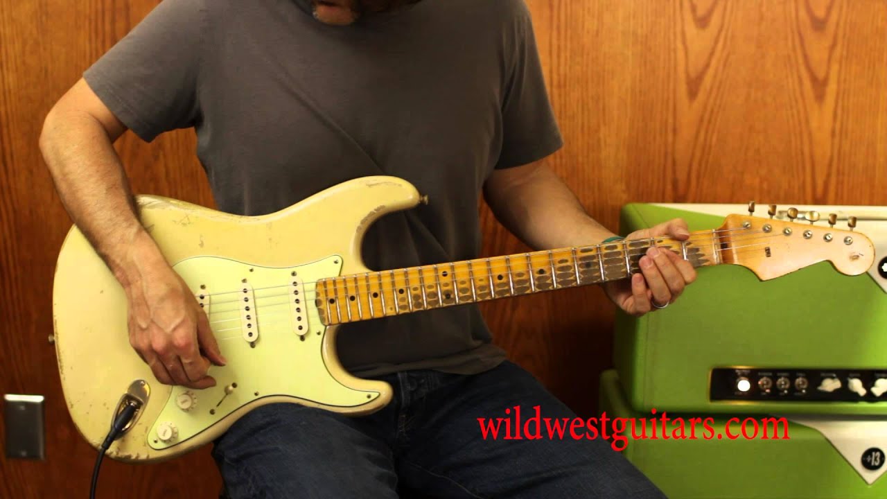 Wild West Guitars - Fender 1956 Stratocaster - Custom Shop Desert Sand - AA Flame Neck - Guitar Demo