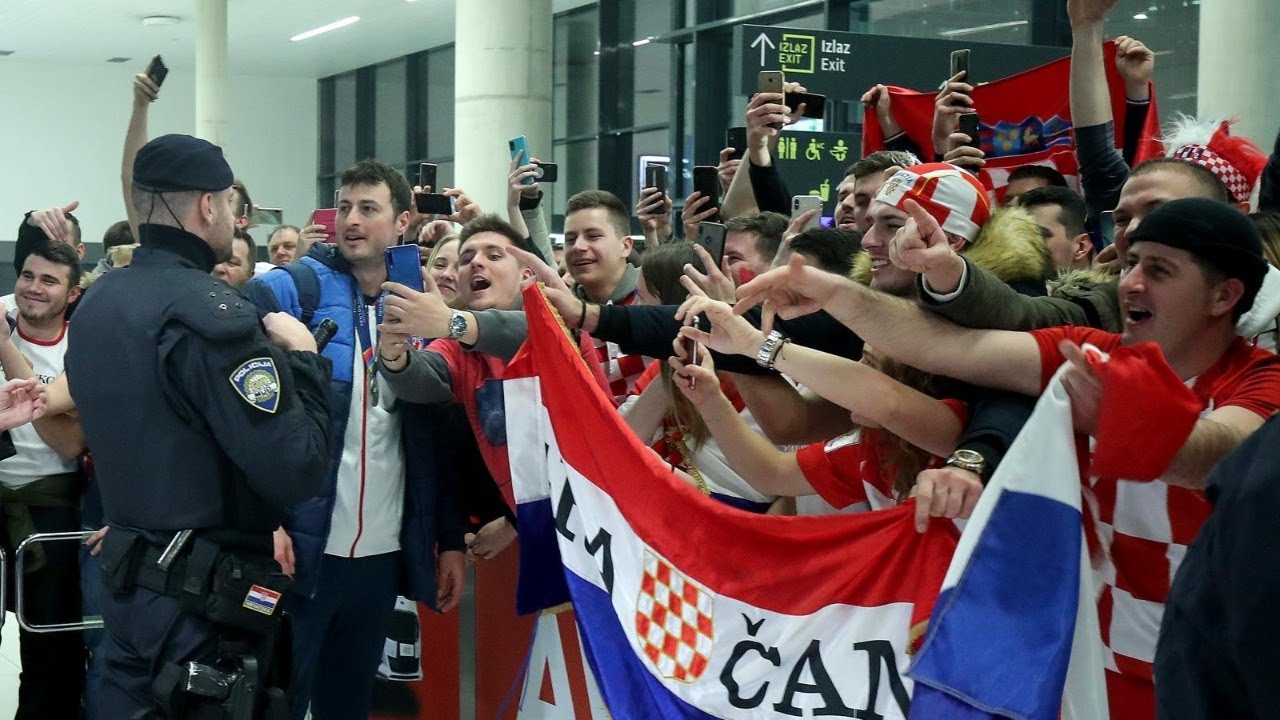 Doček srebrnih rukometaša na Trgu bana Josipa Jelačića, prijenos