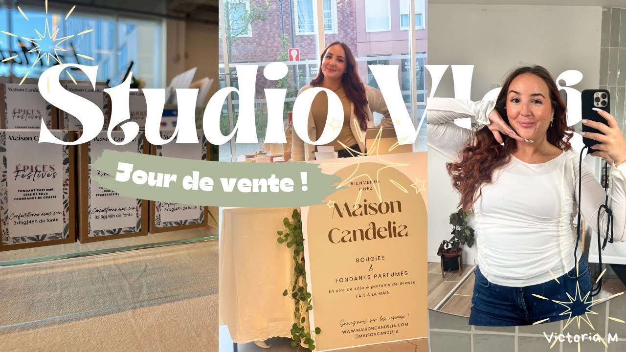 Studio Vlog : Week-end de Vente au Marché de Créateurs Avec Moi !