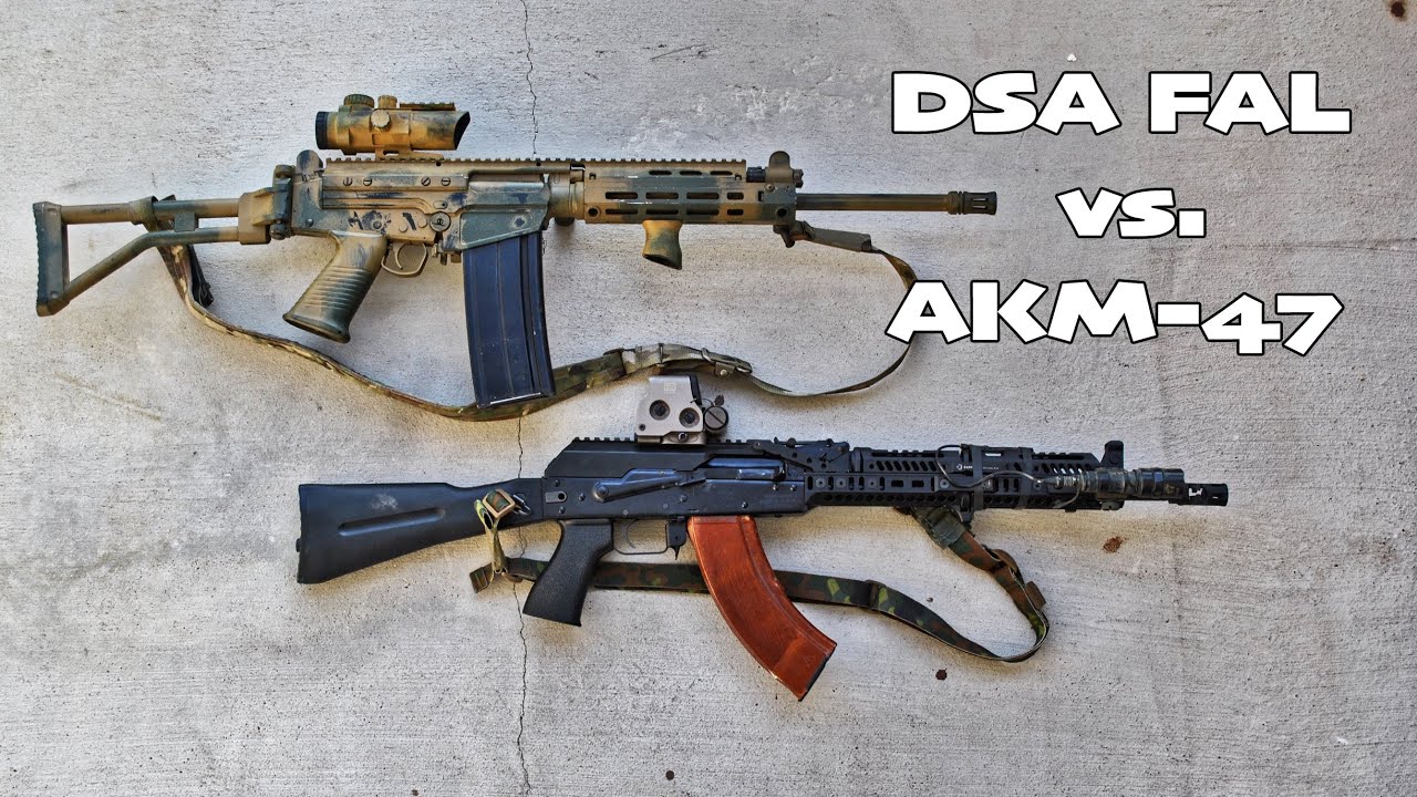 АК-47 против DSA PARA FAL