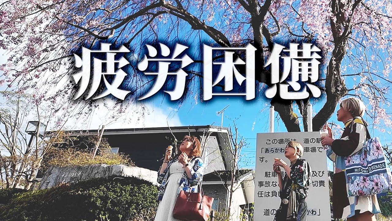 居眠りに小競り合い…日帰り旅を満喫して疲れ果てた女装たちのリアルな帰り道【長瀞ドライブ⑤】