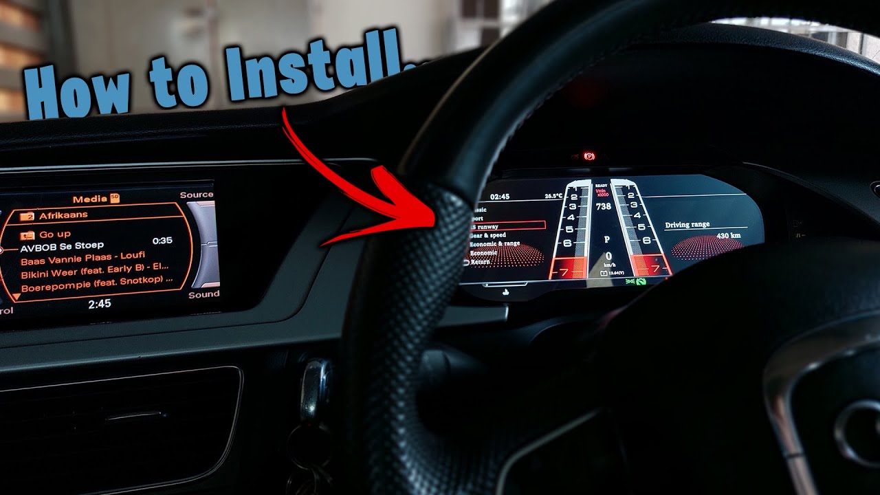 How to Install a Digital Cluster in a Audi A4/A5 B8/B8.5