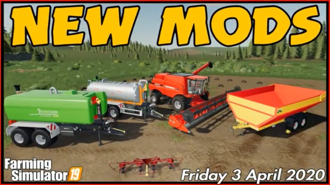 FS19 NEW MODS Today in the farming simulator 19 Modhub ps4