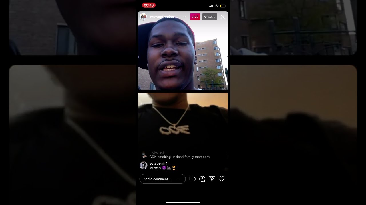 O&lsquo;BLOCK MUWOP & OTF BOONA IG LIVE