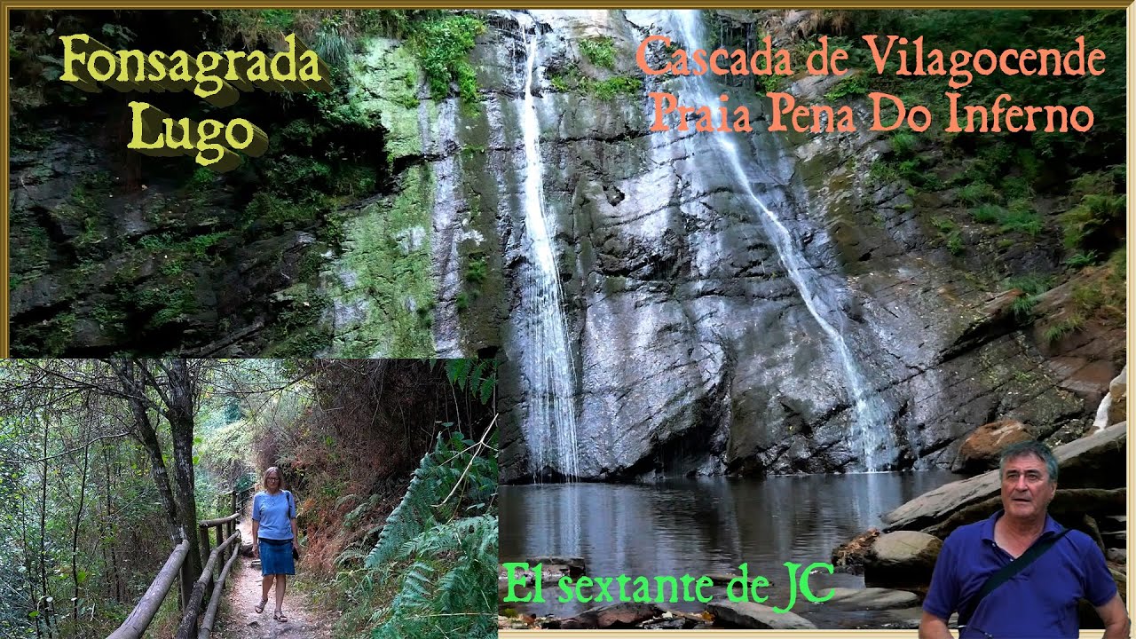 Fonsagrada (Lugo) La cascada de Vilagocende y la Praia Pena Do Inferno en la Galicia profunda