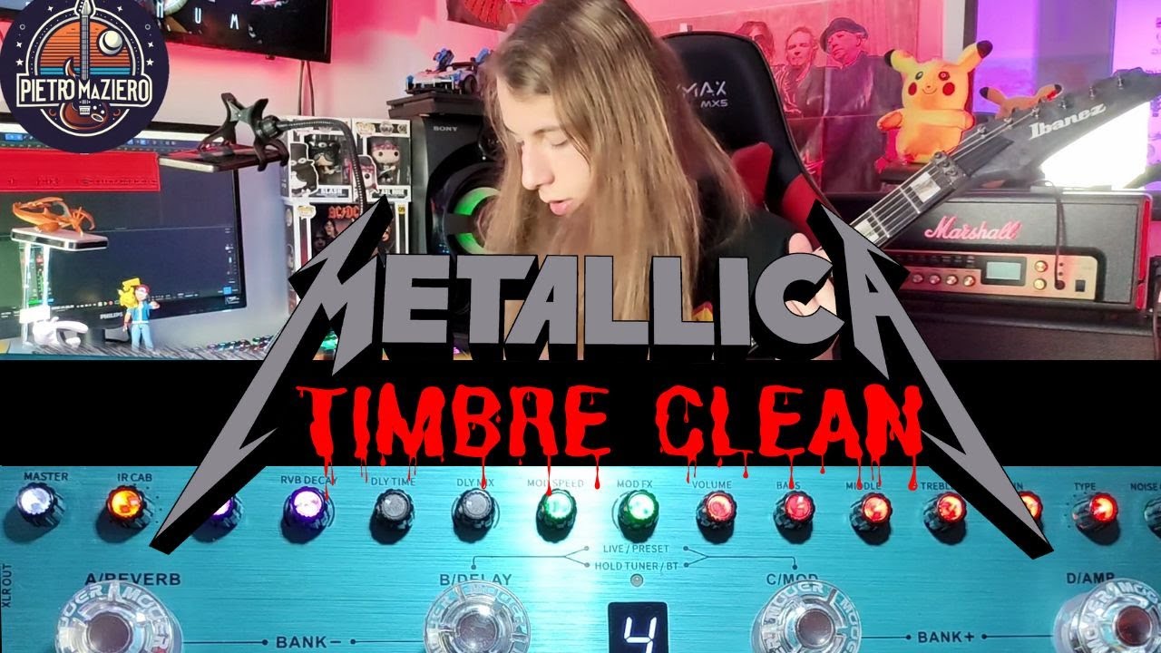 COMO FAZER O CLEAN DO MASTER OF PUPPETS METALLICA NA TANK-G #guitar #metallica