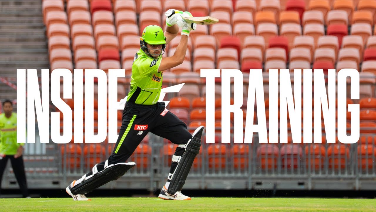 PRACTICE MATCH ⚡️ | INSIDE THUNDER TRAINING | Sights & sounds from our first hit out at ENGIE.