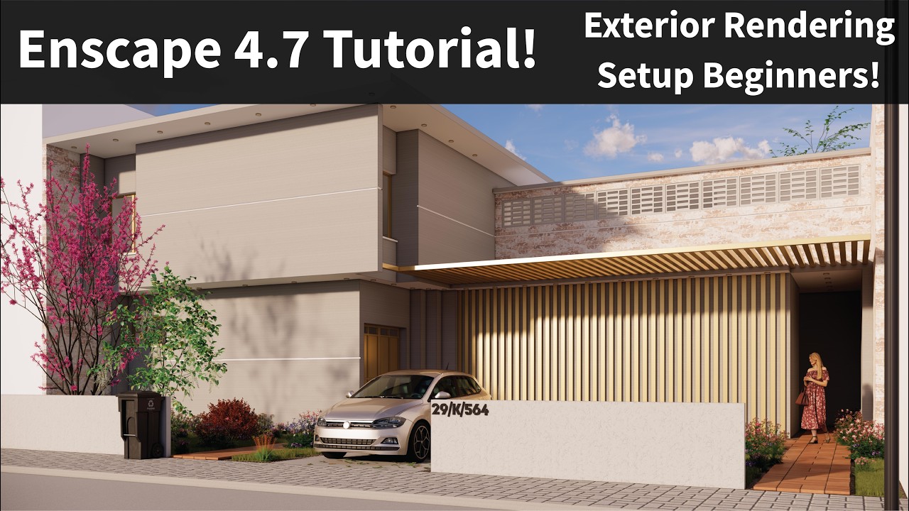 Полное руководство по визуализации экстерьера Enscape для начинающих