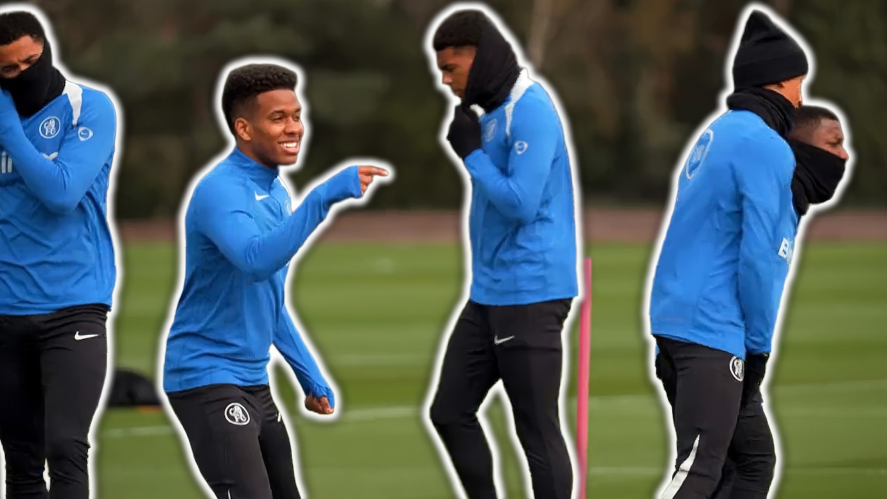 Chelsea training | Chelsea v Paris Saint-Germain | Champions League