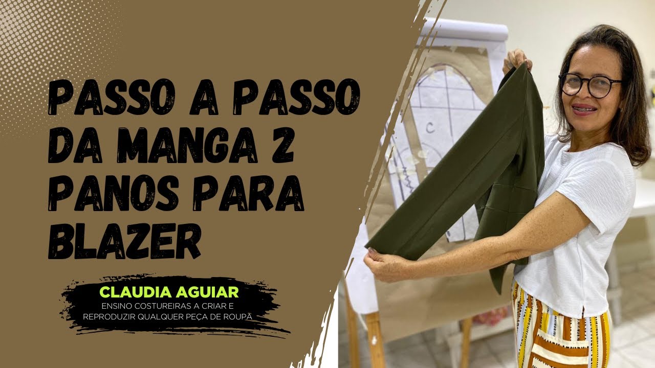 Como fazer uma Manga de 2 panos para o Blazer