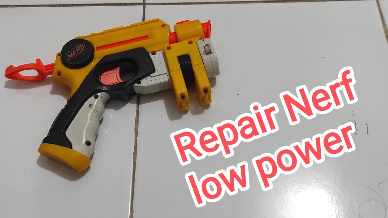 How to repair broken Nerf gun Nite Finder no power