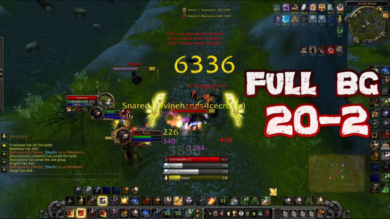 20-2 Full BG Ret Paladin WotLK Solo PvP - Rakzo