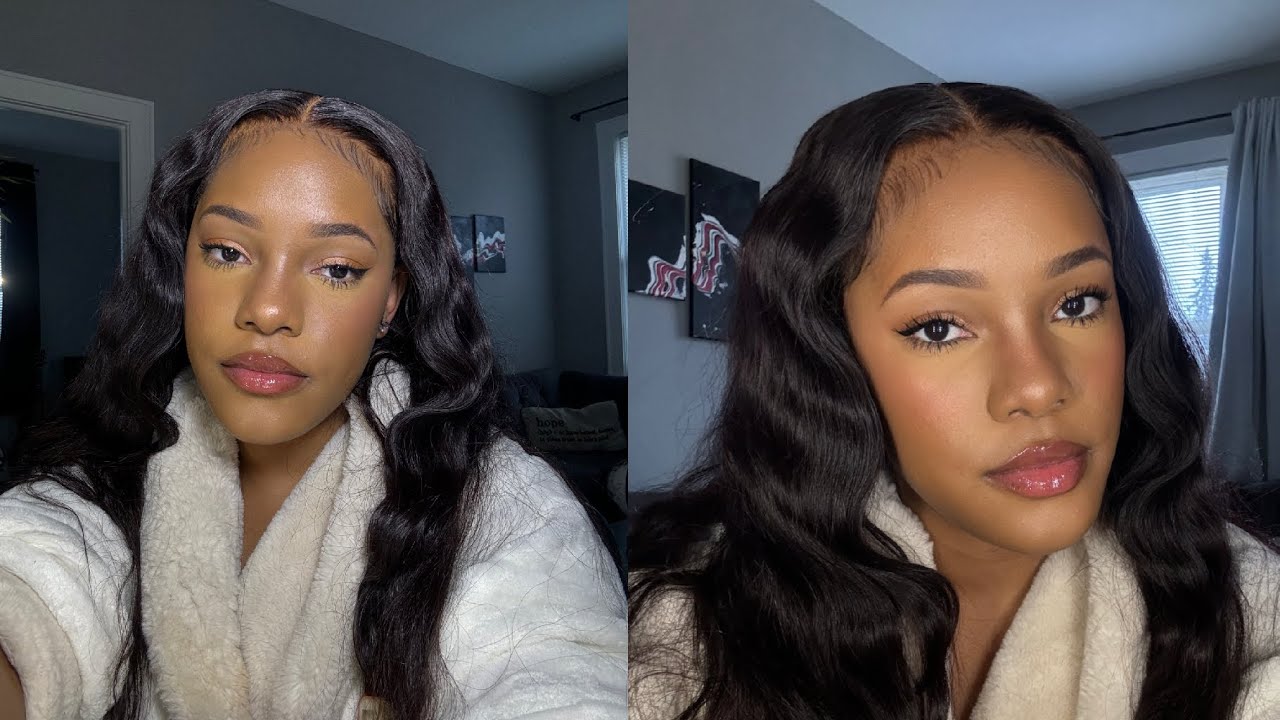 Invisible Strap 360 Skin Melt Lace Wig| High Bun No Glue Required| ft Afsisterwig