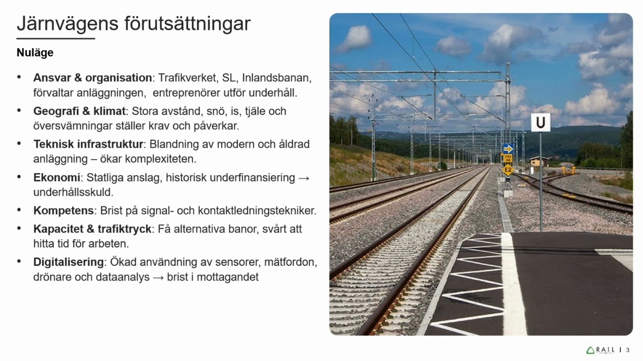 Innovativt underhåll av järnväg – frukostwebbinarium med Mistra InfraMaint