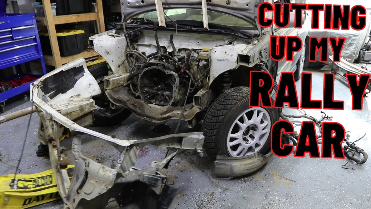 Cutting Apart My GC8 Rally Car | Tube Front End Build