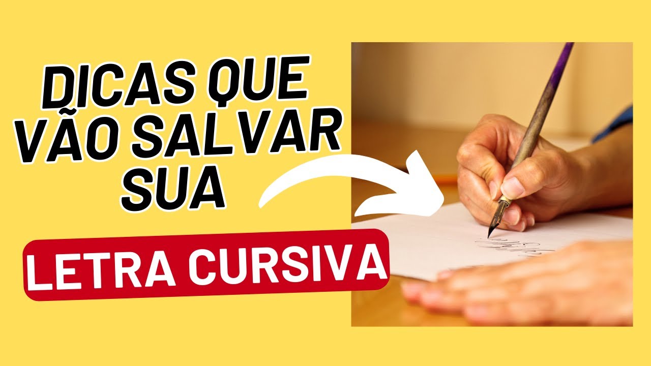 Como Melhorar  a CALIGRAFIA - Truques e Dicas