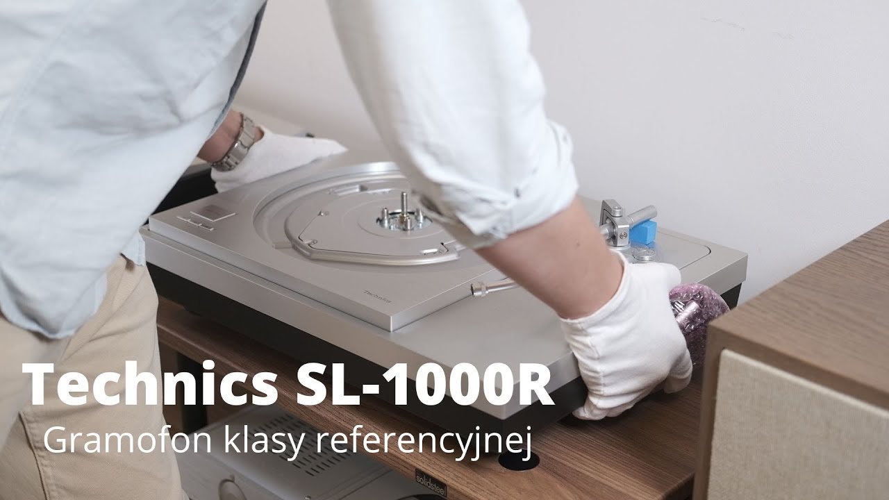 Gramofon klasy referencyjnej Technics SL-1000R unboxing i montaż wkładki
